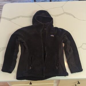 Patagonia women's large fleece zip hoodie